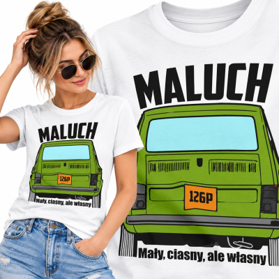 KOSZULKA  ŚMIESZNA  DAMSKA MALUCH
